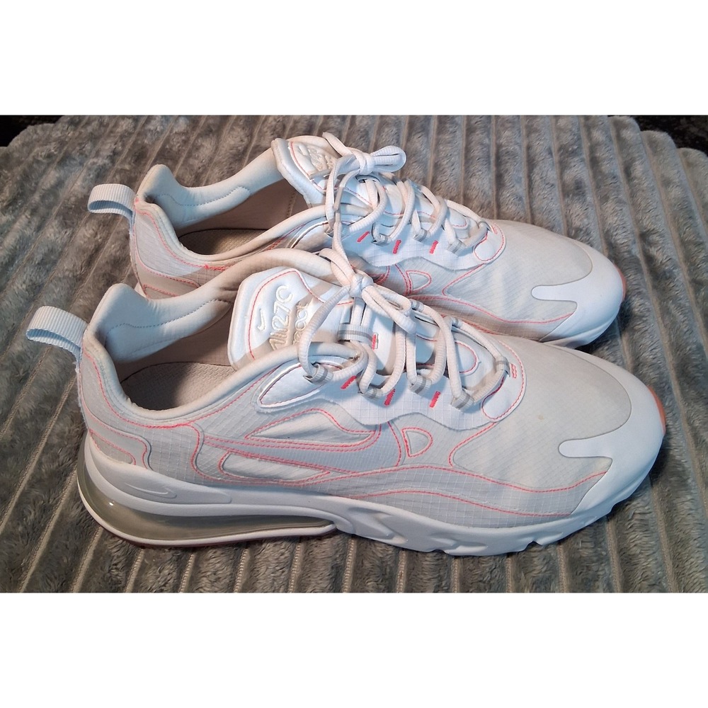 Nike Air Max 270 React SP - White Flash Crimson CQ6549-100 Size 15 Sport Casual